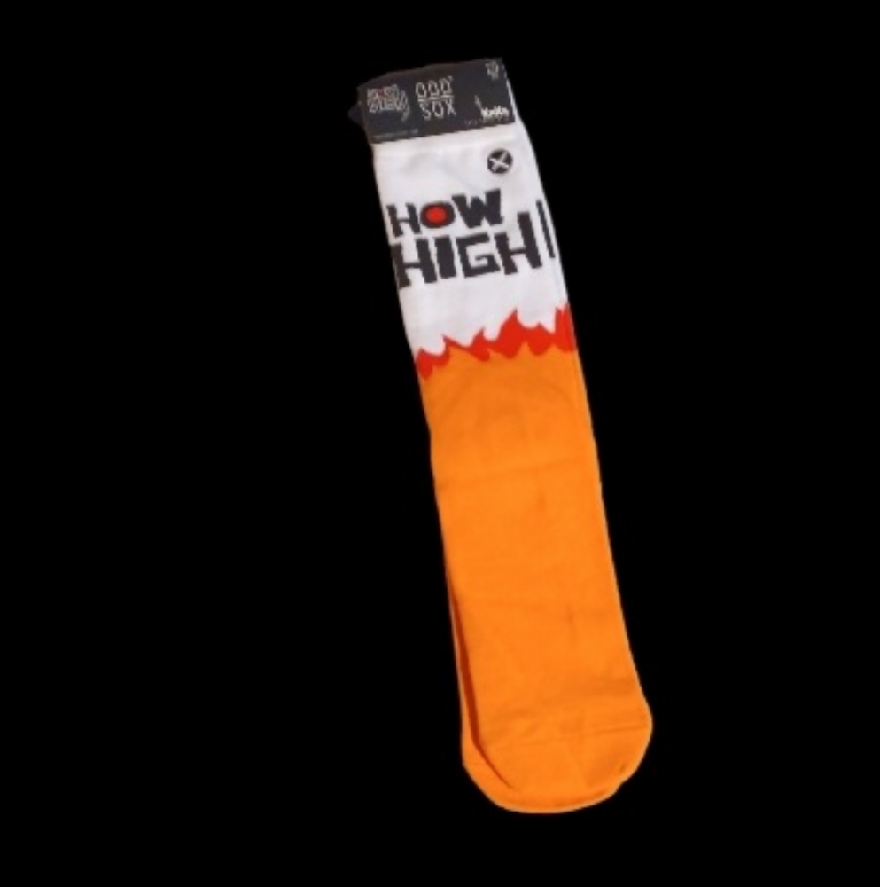 Mens rare how high odd socks New